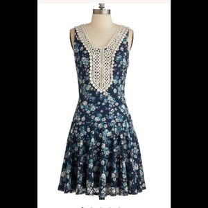 ModCloth Billowing Bouquet Dress in 1X